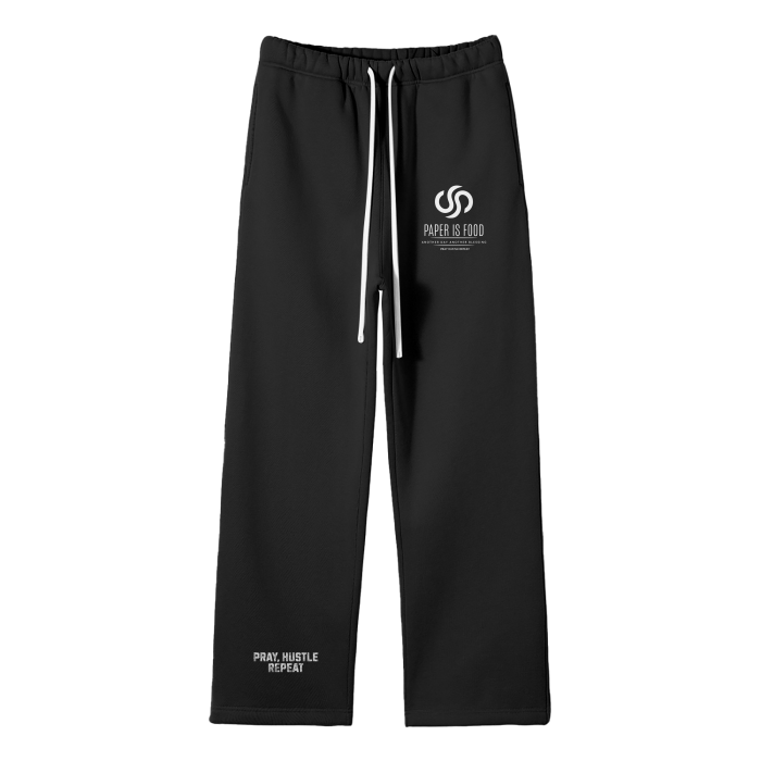 PIF Unisex Solid Color Fleece Straight Leg Pants