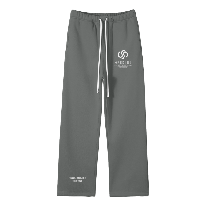 PIF Unisex Solid Color Fleece Straight Leg Pants