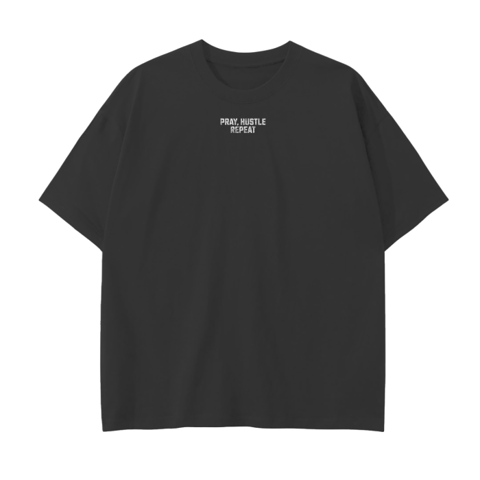 The Motto -Pray Hustle Repeat Tee