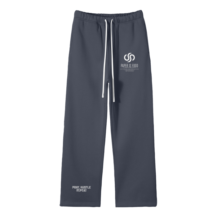 PIF Unisex Solid Color Fleece Straight Leg Pants