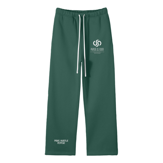 PIF Unisex Solid Color Fleece Straight Leg Pants