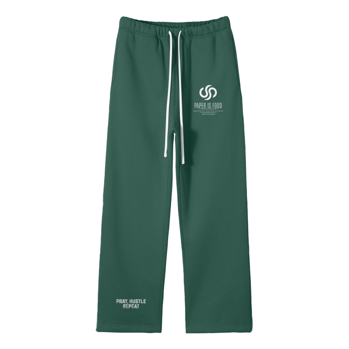 PIF Unisex Solid Color Fleece Straight Leg Pants