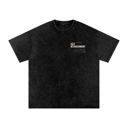 ? Ego  Snow Washed Oversized Cotton T-Shirt