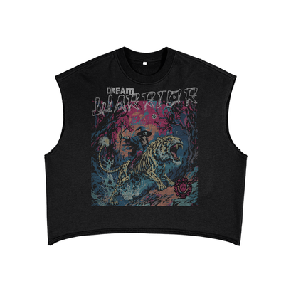DREAM  WARRIOR    French Terry Boxy Tank Top