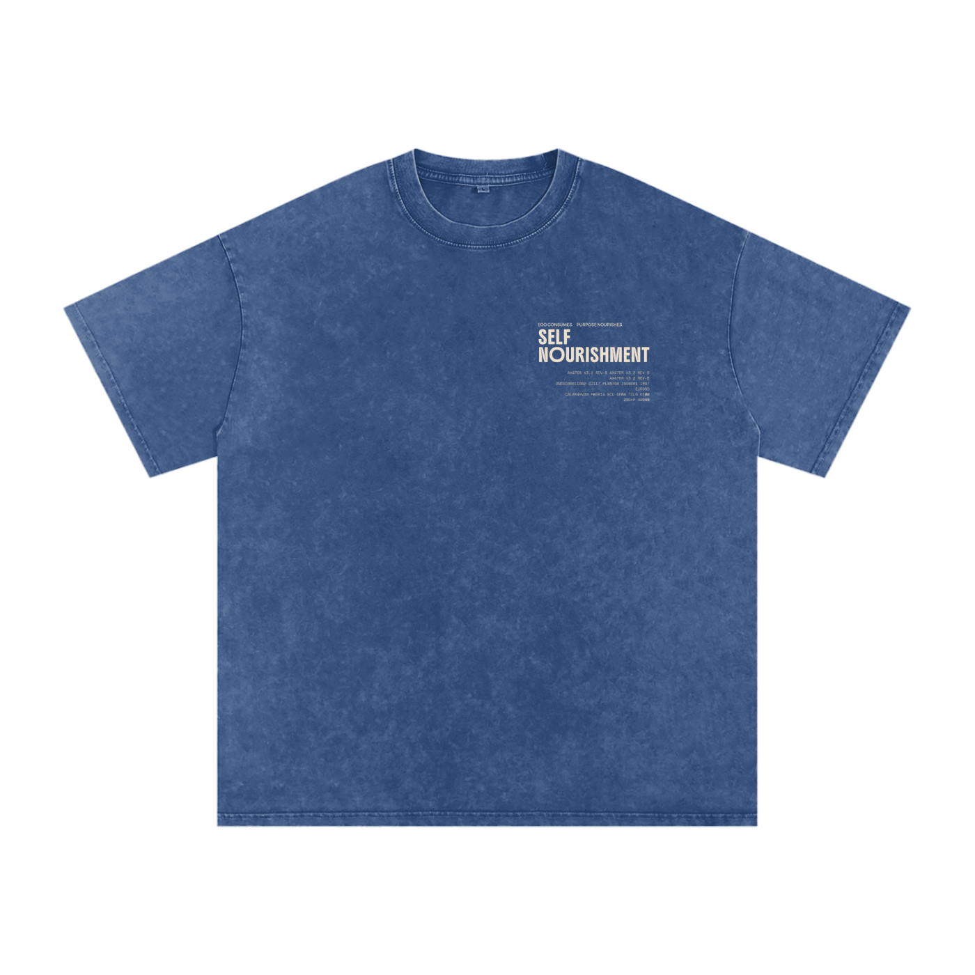 ? Ego  Snow Washed Oversized Cotton T-Shirt