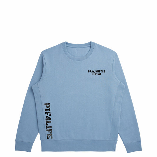 Pray Hustle Repeat Crewneck