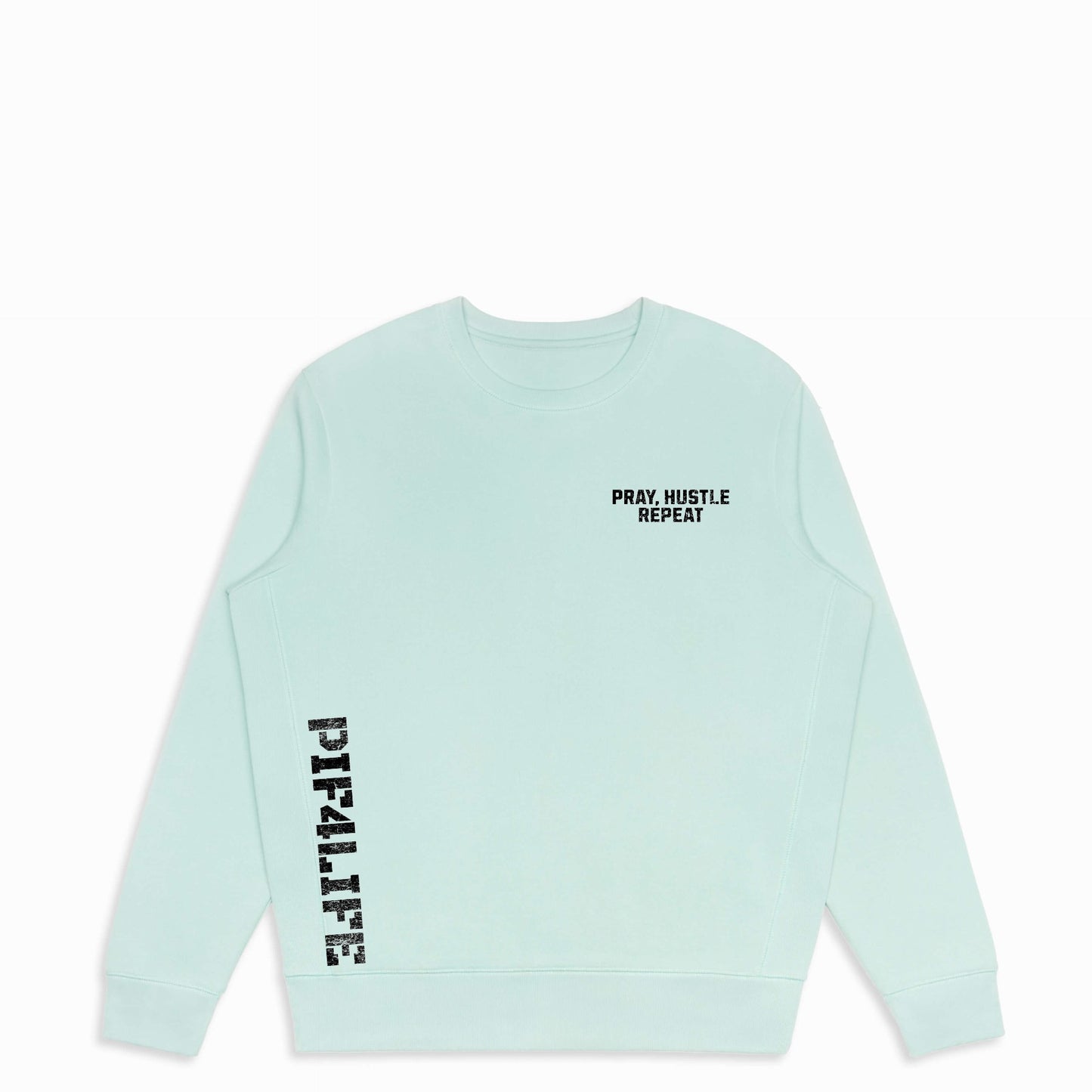 Pray Hustle Repeat Crewneck