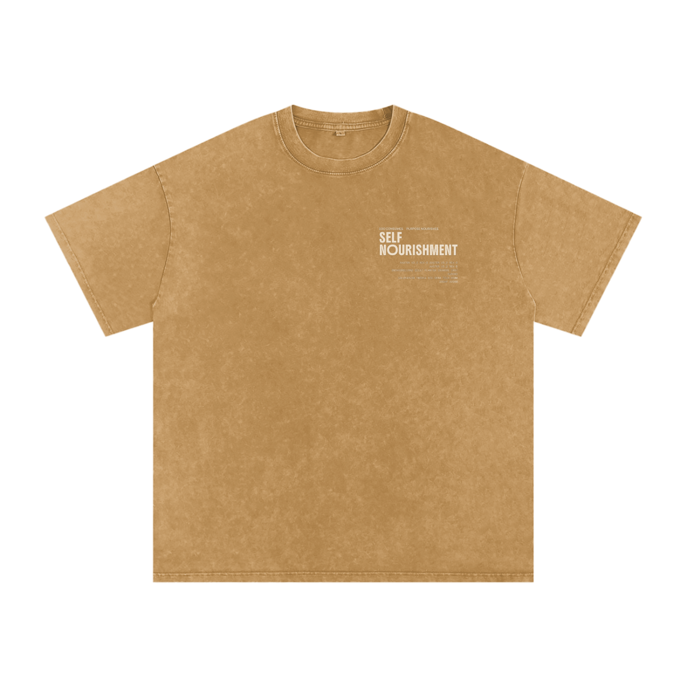 ? Ego  Snow Washed Oversized Cotton T-Shirt
